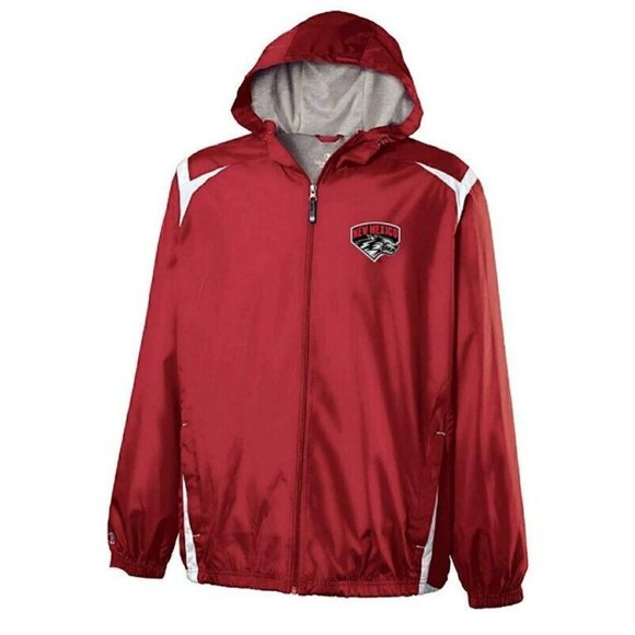 NCAA New Mexico Lobos Unisex Collision Windbreaker Jacket Youth Size L - Picture 2 of 7